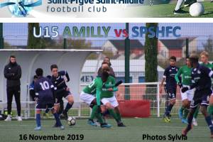 16 Novembre 2019<br/>U15 R1 AMILLY vs SPSHFC