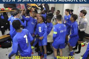 30 Janvier 2022 U19 N<br />SPSHFC vs FEIGNIES AULNOYE EFC