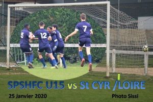 25 Janvier 2020<br/>SPSHFC U 15 ( R1) vs St CYR SUR LOIRE