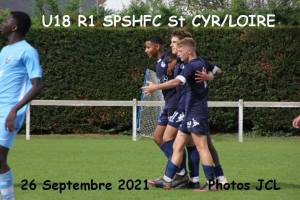25 Septembre 2021<br />U18 R1  SPSHFC  vs St CYR sur LOIRE