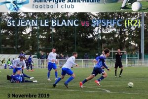 3 Novembre 2019<br/>Championnat R2 St JEAN LE BLANC vs SPSHFC